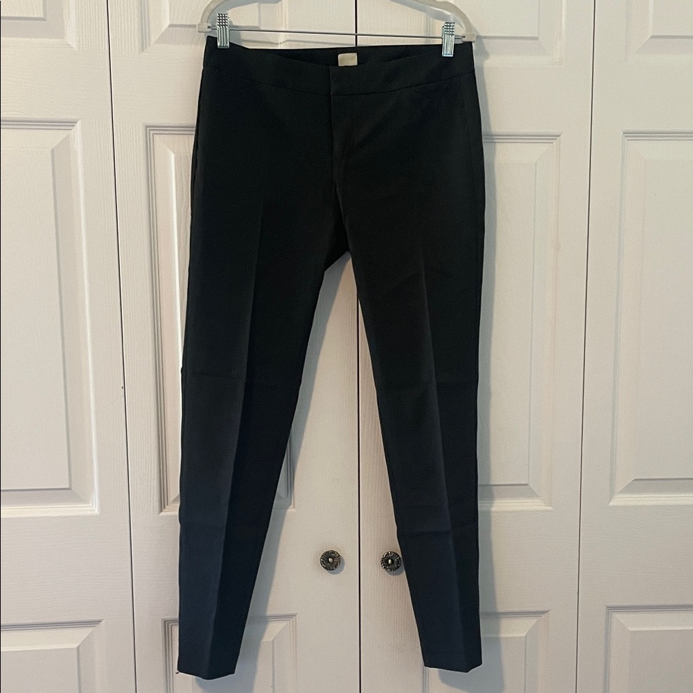 Ecru - Charcoal Gray Slim Fit Work Trouser